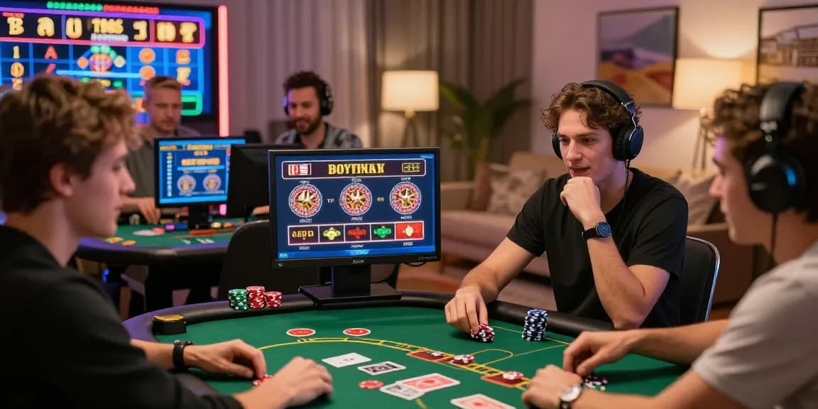 Experience thrilling online gaming with lista casino online non AAMS featuring players engaged in popular games.