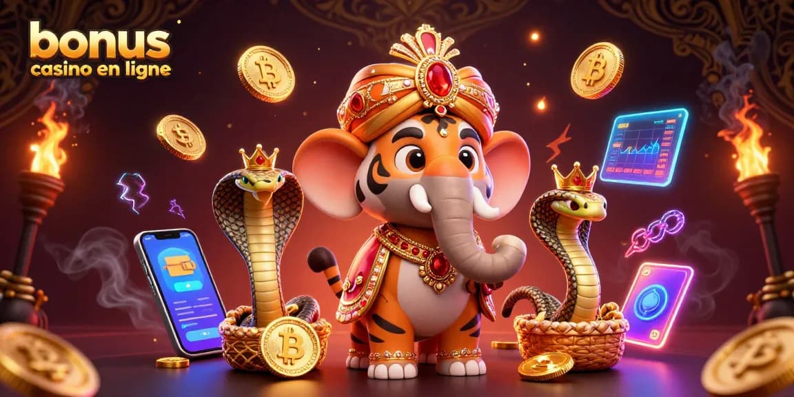 Profitez du bonus casino en ligne avec des personnages animés dans un univers luxueux de jeux.
