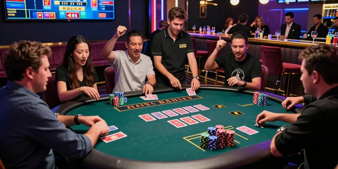 Engaging Andar Bahar live casino game with players and dealer in action.