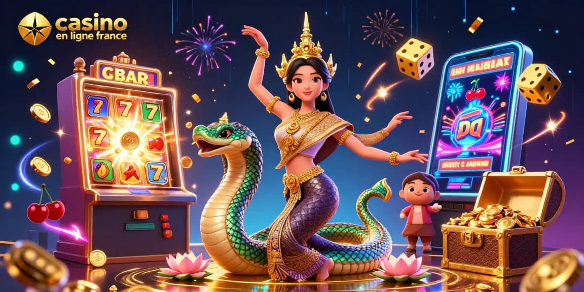 Découvrez des jackpots passionnants au casino en ligne France avec notre illustration de jeu excitante et dynamique.