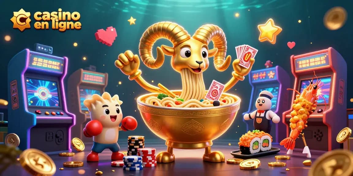 Profitez des jeux de casino en ligne avec des personnages amusants et des éléments dynamiques.