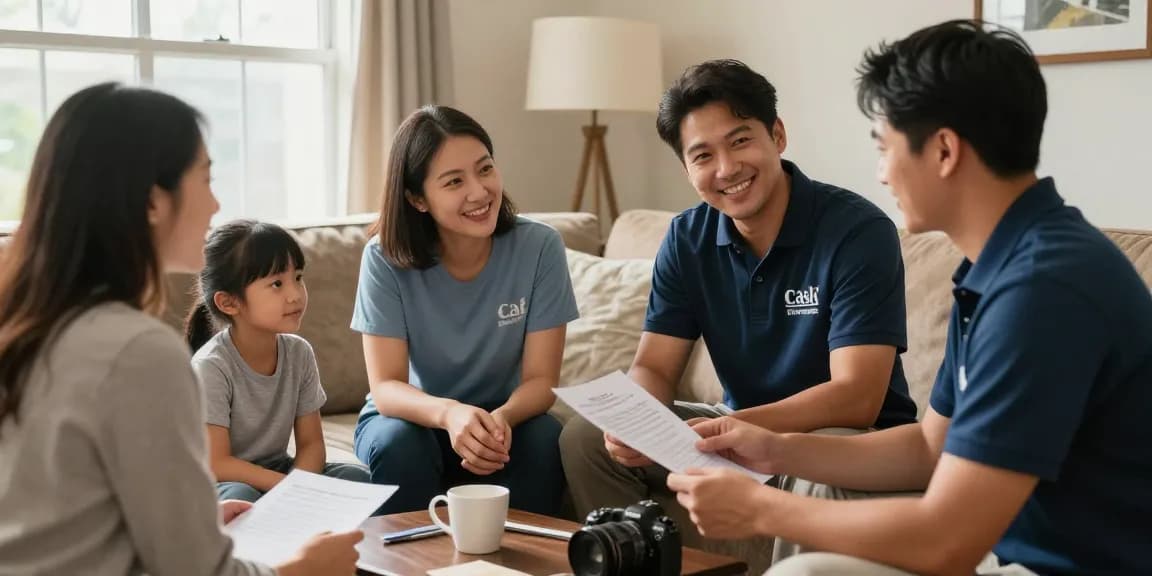 Cash home buyers Johnson City TN consulting local homeowners, creating a trustworthy community-focused service.