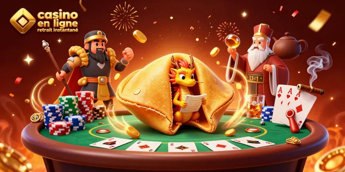 Plongez dans l'univers du casino en ligne retrait instantané avec une illustration 3D captivante.