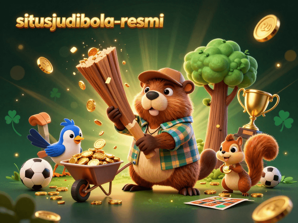 Experience situsjudibola-resmi where sports betting comes alive with golden coins and vibrant characters!