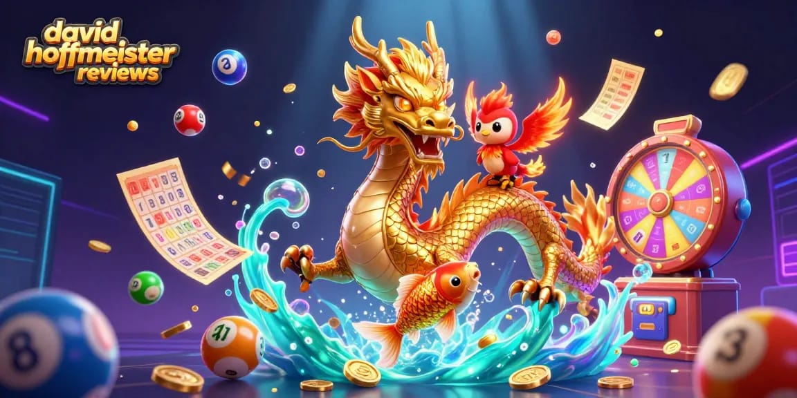 Experience thrilling wins with david hoffmeister reviews amid colorful gambling elements in this vibrant illustration.