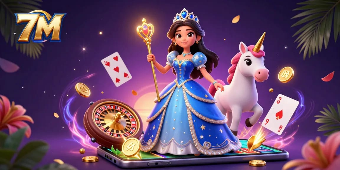 Experience live sports betting thrills with 7M amidst dynamic gaming elements and enchanting visuals.