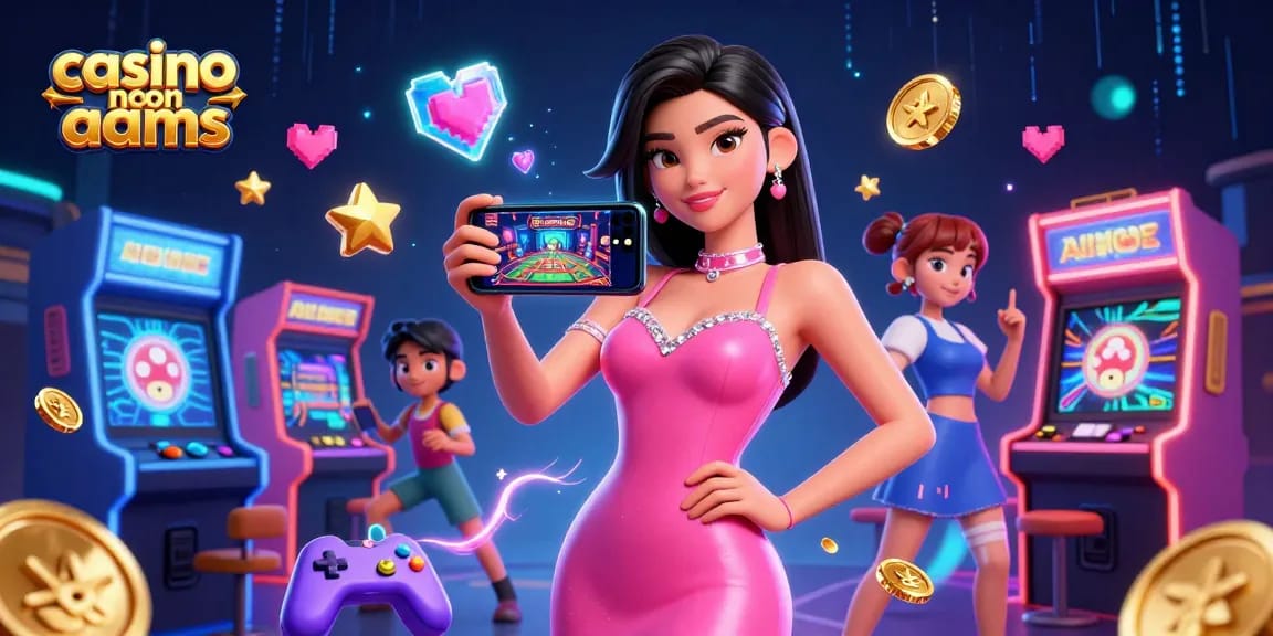 Scopri l'emozione del casino non aams con un'illustrazione promozionale straordinaria che mostra giochi con croupier dal vivo e elementi di gioco dinamici.