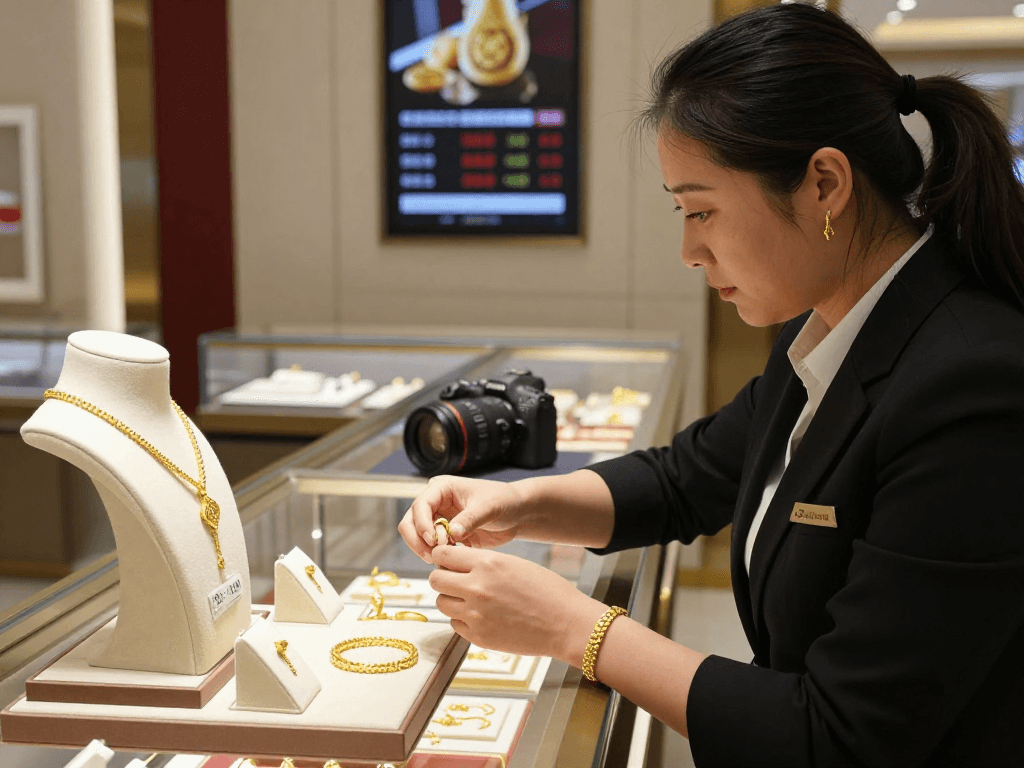 Explore elegant jewelry selection at https://bahraingoldprices.com/ with a professional representative.