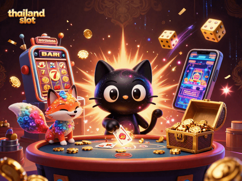 Spin the reels at thailand slot with vibrant cosmic characters and jackpot explosions.