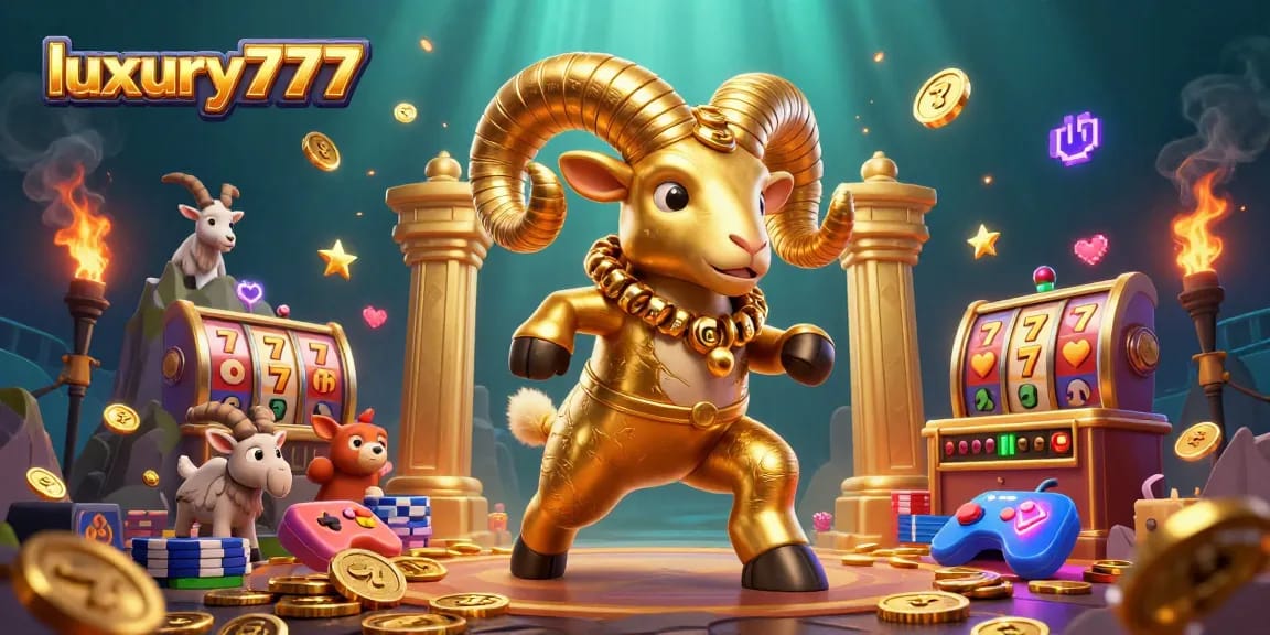Experience the thrill of winning with luxury777 at a vibrant slot-themed casino adventure.