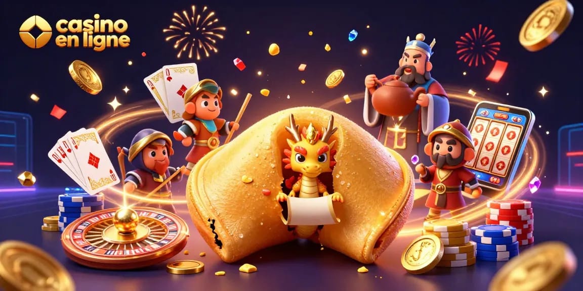 Jouez à un casino en ligne avec des personnages magiques et des éléments de jeu animés en 3D.