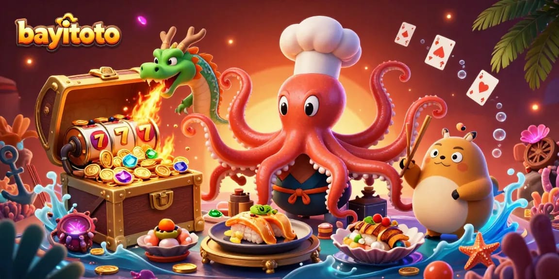 Experience the excitement of bayitoto with vibrant jackpot elements and dynamic gaming characters.