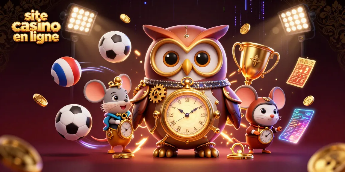 Visualisez le site casino en ligne avec des éléments de jeu dynamiques et une ambiance festive.