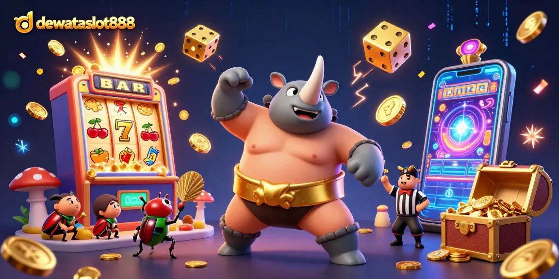 Rasakan keseruan bermain slot di dewataslot888 dengan simbol BAR dan lucky 7 terbang di udara.