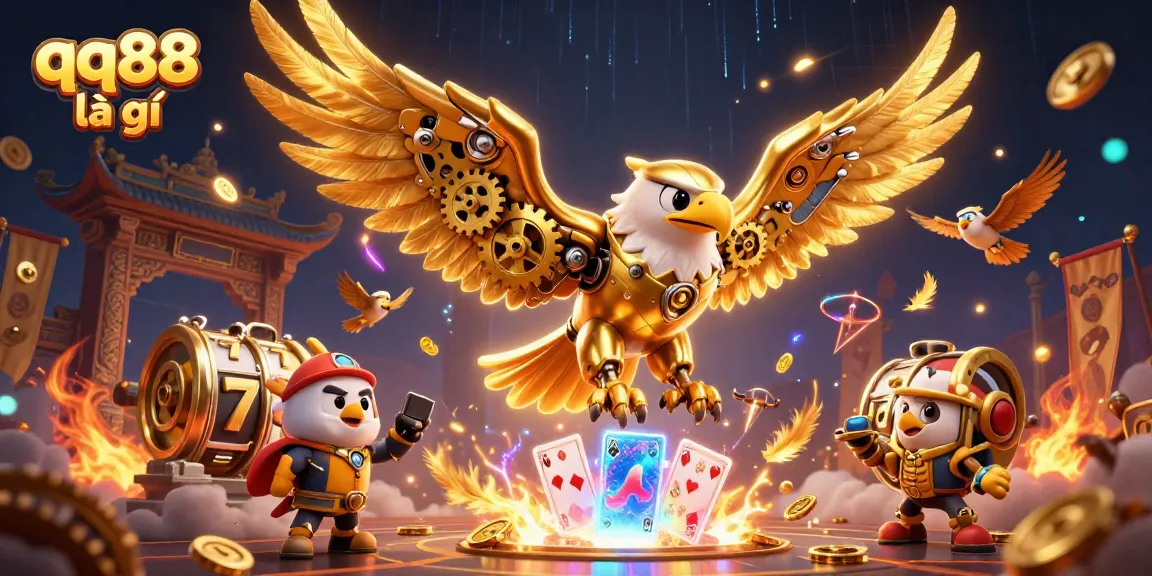 Experience qq88 là gì with an immersive 3D illustration depicting vibrant casino dynamics!
