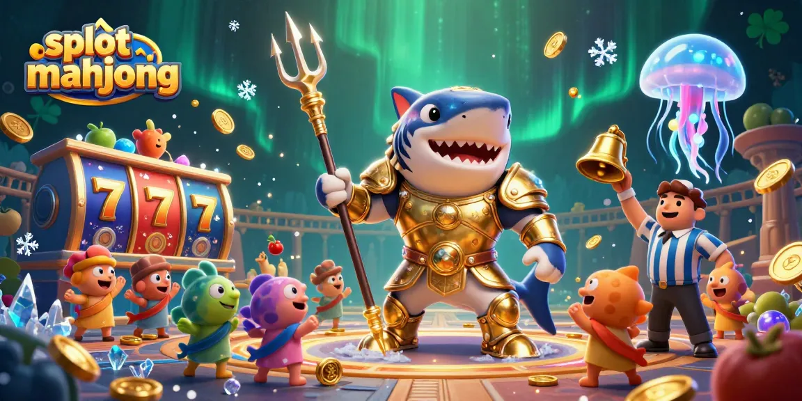 Join the slot mahjong excitement in an underwater colosseum with vibrant game symbols!