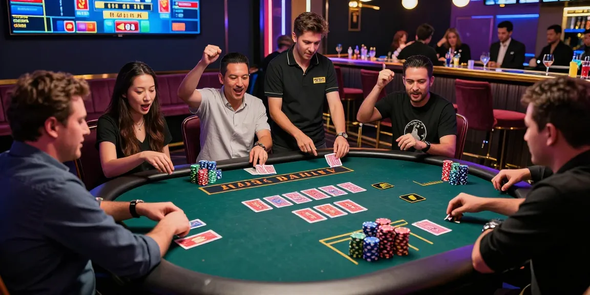 Engaging Andar Bahar live casino game with players and dealer in action.
