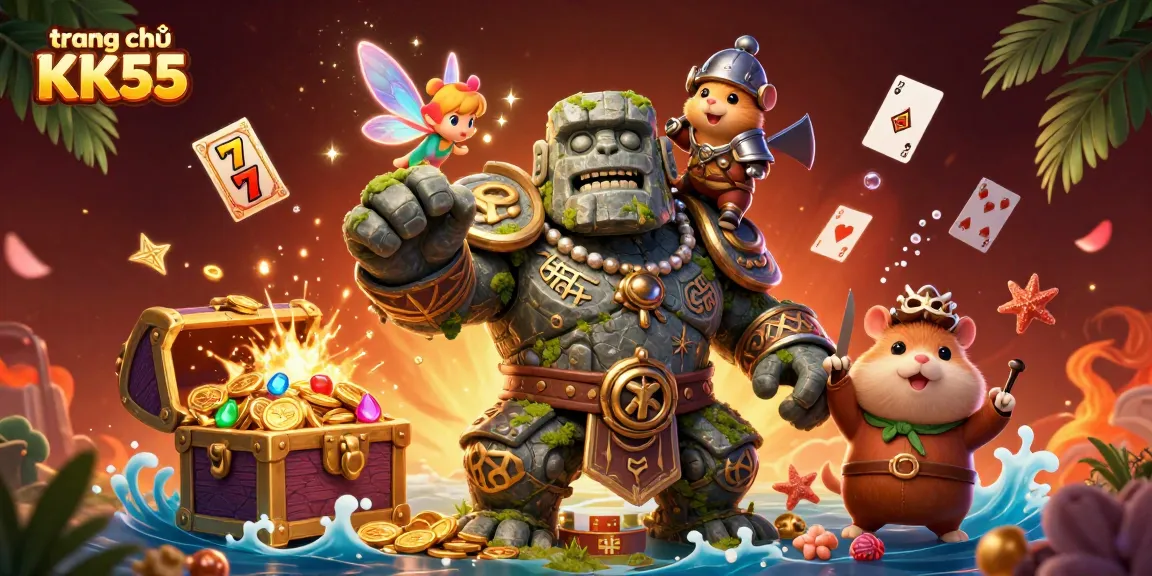 Engage in thrilling casino action with the interactive characters of trang chủ KK55 bringing luck and winnings through magical adventures.