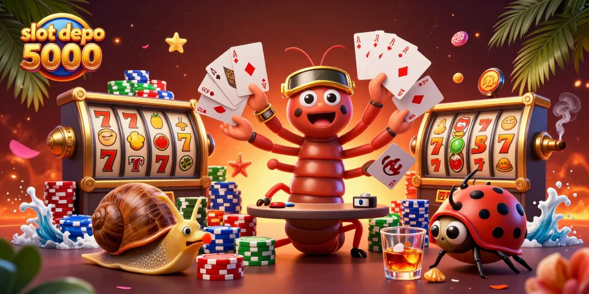 Experience thrilling gaming with slot depo 5000's vibrant atmosphere featuring intricate characters and stunning visuals.