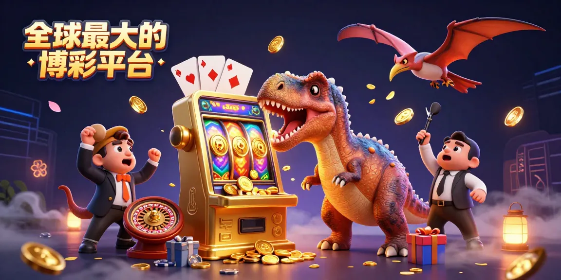 在全球最大的博彩平台中,恐龍與金色老虎機互動時發出獎金,享受刺激的賭博體驗。