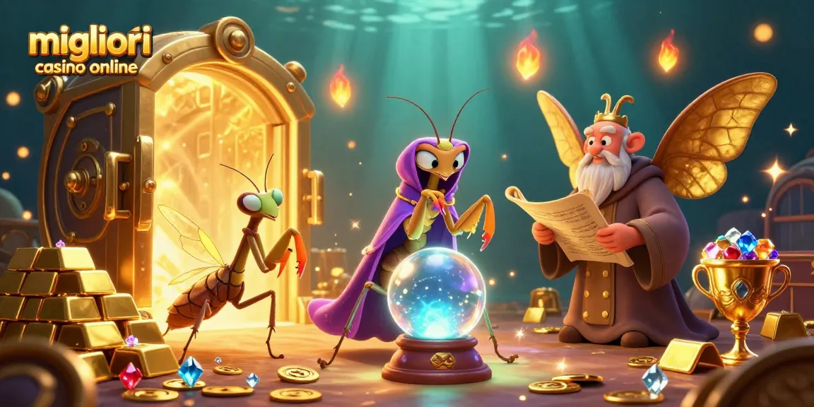 Gioca nei migliori casino online con divertenti veggenti, luci scintillanti e tesori d'oro.