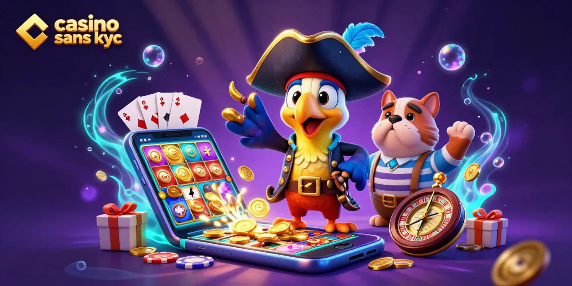 Jouez au casino sans kyc avec ce pirate et ses compagnons en pleine action !