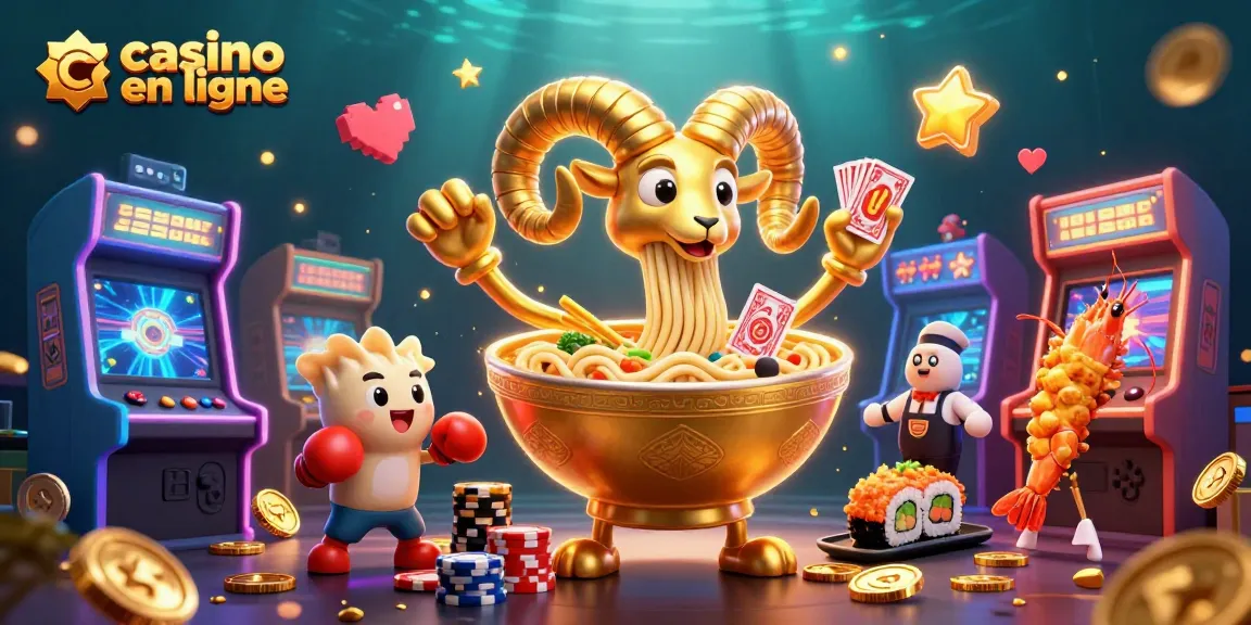 Profitez des jeux de casino en ligne avec des personnages amusants et des éléments dynamiques.