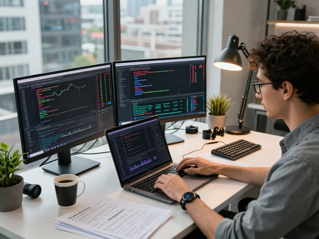 Real-time futures WebSocket streaming API coding in a dynamic financial workspace