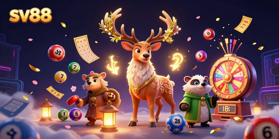Engage with sv88's exciting lottery games featuring vibrant elements and dynamic characters.