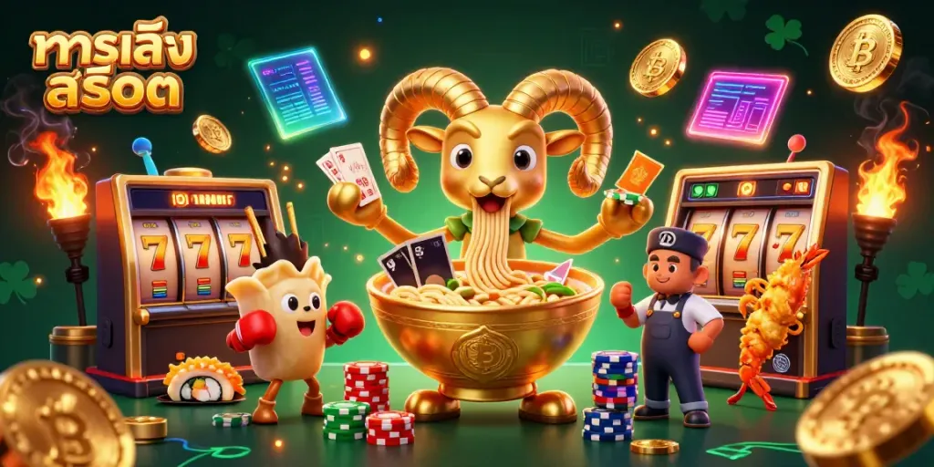 เล่นเกมสล็อตทดลองด้วยภาพการ์ตูน 3D สนุกสนานในคาสิโน