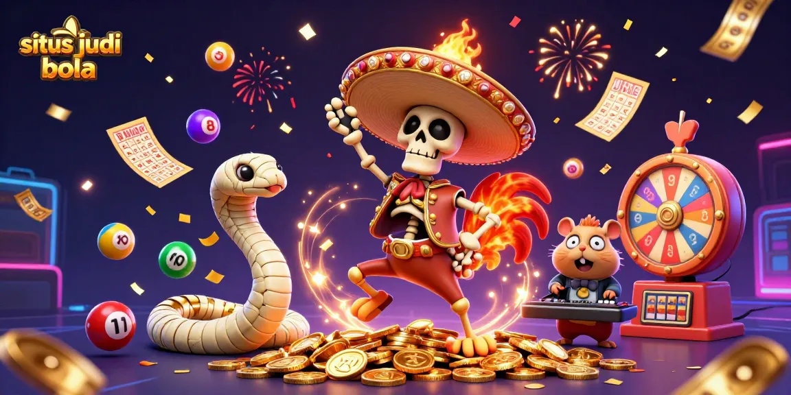 Experience excitement at situs judi bola with vibrant gaming characters and dynamic betting elements.